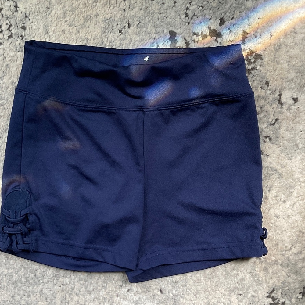 Justice Women's Dark Blue Athletic Shorts